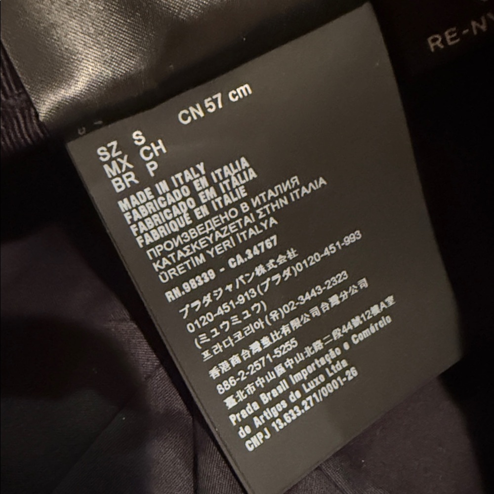 Prada Black Nylon Cap - Picture 9 of 11